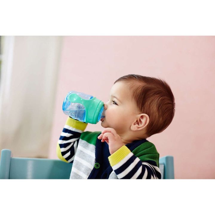 usa-usa-แก้วหัดดื่ม-ถ้วยหัดดื่ม-avent-my-easy-sippy-cup-with-soft-spout-and-spill-proof-9oz-สำหรับ-เด็ก-ทารก