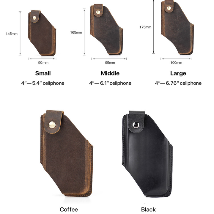 for-iphone-12-11-pro-max-case-leather-portable-outdoor-wear-belt-mobile-phone-holster-laser-engraving-text-can-be-customized