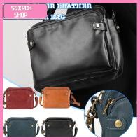 SQXRCH SHOP หนังพียู นุ่มนุ่มๆ กระเป๋าทรงเซซเชิล จุได้มาก กระเป๋าโท้ท กระเป๋า Crossbody หนังสามชั้น กระเป๋าสะพายไหล่ Crossbody กระเป๋าถือสำหรับผู้หญิง