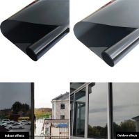 Blackout Privacy Window Film Electrostatic Adsorption UV Protection Way Insulation Glass Sticker Office