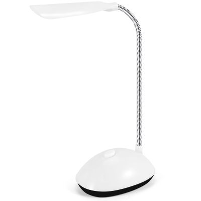 Light LED Desk Lamp 360 Degree Rotating Eye Protection Kids Student Reading Light LED Desk Lamp for Home ,White