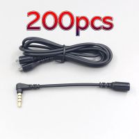 LN007711 200pcs 3.5mm Gaming Headphone Headset Earphone Extension  Male Kits Cable For Steelseries Arctis 3 5 7  Cables