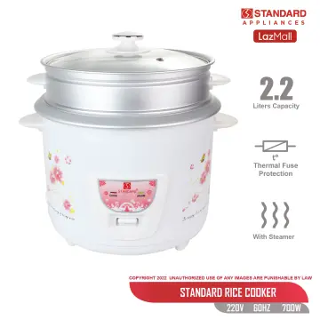 Hanabishi Rice Cooker HHRCCERC in 3 capacities (1.5 Liter, 1.8