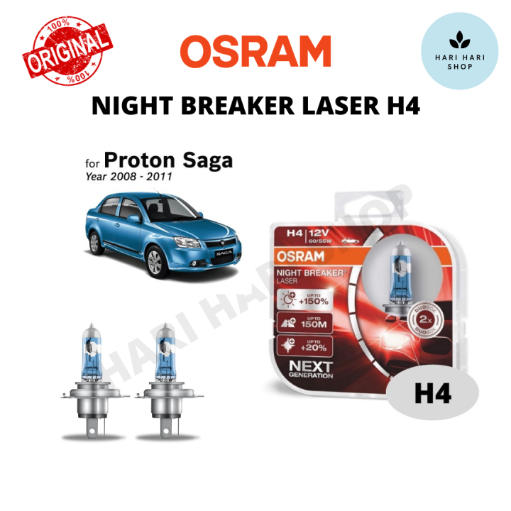 Original Osram Night Breaker Laser +150% Brighter Bulb H1 - One
