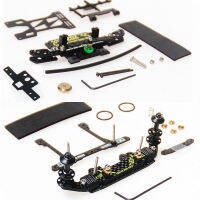 1ชุด Tamiya Mini 4WD คาร์บอนไฟเบอร์ชุด Fmamsmsl Suspension Chassis หัวปลาฤดูใบไม้ผลิเดี่ยว Spear Fishtail ประกอบชิ้นส่วน