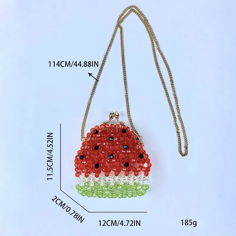 Watermelon 2024 beaded bag