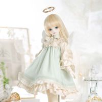 bjd dress for 13 14 16 Blyth BJD doll accessories doll clothes Dress+bow+Petticoat Long sleeve five colors angel lovely