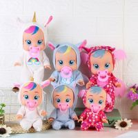 3D Silicone Lols Unicorn Inteiro Realista Doll Reborn Cry A Cute Baby High Quality Magic Tears Doll Play House Toys For Children