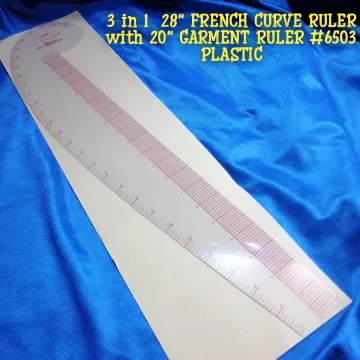 Clear Plastic French Curve Ruler 20