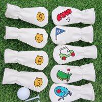 2023❒ A full set of golf club head covers for mens hat covers waterproof and wear-resistant PU material iron sets 9 pcs/set