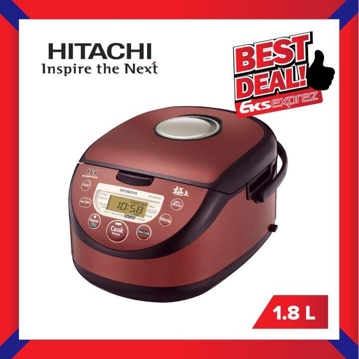 Hitachi RZGHE18Y 1.8L Rice Cooker with Advanced IH & Inverter Lazada