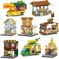 New Kids Toys Building Module City Store Street View Construction Blocks House Car Brick Christmas Gift Set Friends for Girl Building Sets