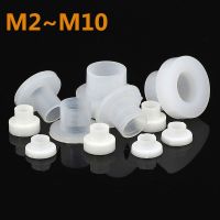 100-5 Buah M3M4 M5M6 M8 M10 Sekrup Nilon Transistor Gasket The Step T-type Plastic Washer Isolation Spacer Screw Thread Protector