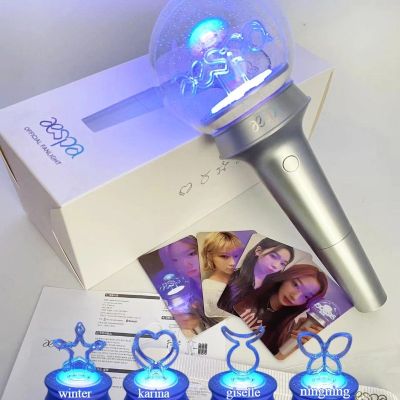 Kpop Aespa Lightstick Korea Light Stick Karina Giselle Winter Ning Concert Lamp Party Flash Fluorescent Toy Fans Collection Gift