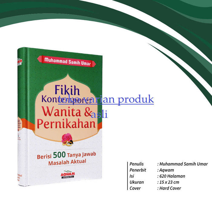 Buku Fikih Kontemporer Wanita Dan Pernikahan Aqwam Asli Lazada Indonesia