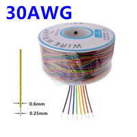 280 M 30AWG ห่อลวดทองแดงชุบดีบุก B-30-1000 สายจัมเปอร์ Breadboard ฉนวนกันความร้อนตัวนำอิเล็กทรอนิกส์สายไฟ-GGHJY STORE