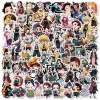 10/50/100Pcs/Set Anime Demon Slayer Graffiti Stickers for Laptop Luggage Bicycle Car Skateboard Computer Waterproof Decal Toys