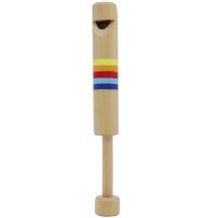 Wooden Flute Instruments Pulling Diacritical Wooden Flute Early Musical Instrument for Adults, Children, Music Lovers