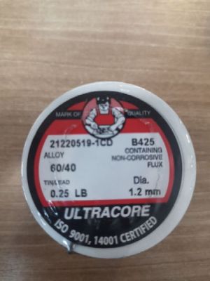 ULTRACORE ตะกั่ว ตะกั่วบัดกรี ตะกั่วขด 60/40​ ขนาด 1.2 มม. ULTRACORE ขนาด2เมตร