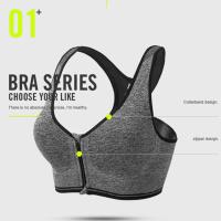 เสื้อ sport Bra ซิปด้านหน้า เสื้อสปอร์ตบรา สวยมาก มี 2ไซร์ มีไซร์ใหญ่ด้วยนะคะ