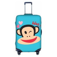 【ในสต็อก】 Paul Frank Washable Travel กระเป๋าเดินทางผ้าคลุมกระเป๋าเดินทางการ์ตูนตลกเหมาะกับกระเป๋าเดินทางขนาด18-32นิ้ว