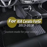 สำหรับ KIA Cerato Forte YD 2018 2017 2016 2015 2014 2013พรมปูพื้นรถยนต์พรมหนังภายในที่คลุมป้องกันการตกแต่งรถยนต์