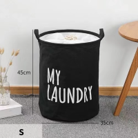 Foldable Laundry Basket Waterproof Picnic Storage Box Large Capacity Round Dirty Clothes Toy Comforter Storage Basket