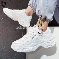 LAL Men S Korean Version Trend Versatile Breathable Heightened Platform Casual Sneakers Men S Heightened Small White Shoes