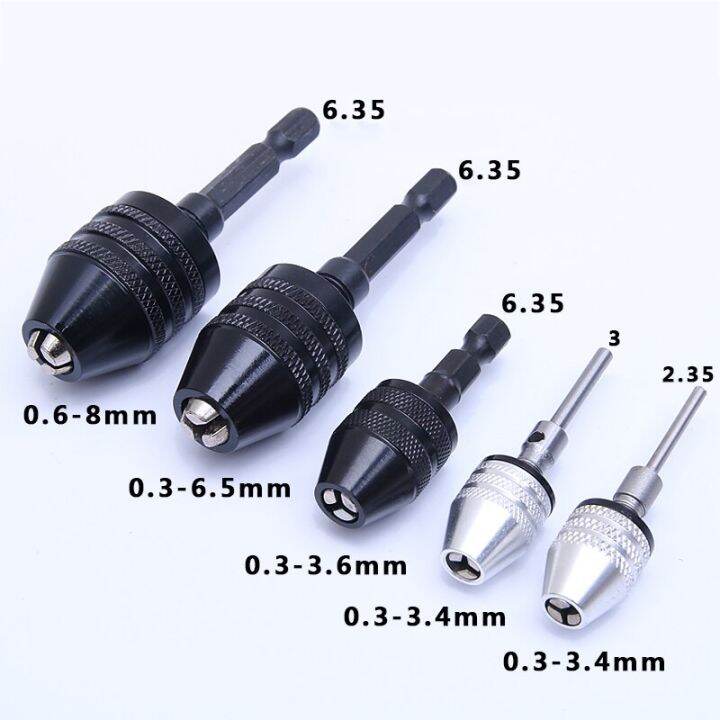 Mini Drill Chuck Keyless for Electric Screwdriver Impact Driver Adaptor