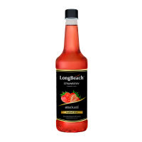 ลองบีช ไซรัป กลิ่นสตรอว์เบอร์รี 740 มล. / LongBeach Strawberry Flavoured Syrup 740 ml