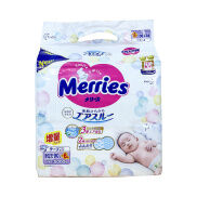 Merries Hàng Nội Địa Nhật Tã Dán Merries Nội Địa Newborn, Dưới 5Kg, 90 + 6