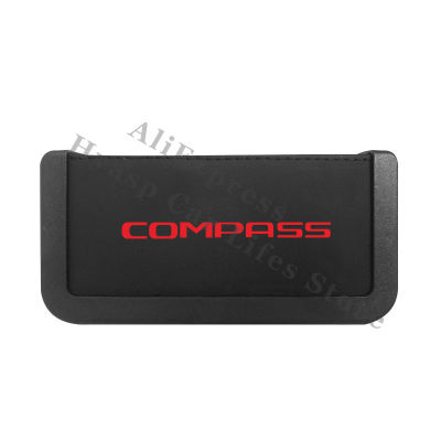 Car Organizer Box For JEEP Compass Auto Leather Mobile Phone Coins Storage Pocket Fashion Car Accessories Interior