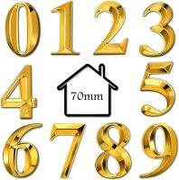 【CW】 70mm Door Mailbox Self-Adhesive 0-9 Street Address Hotel Floor Numbers Stickers Número