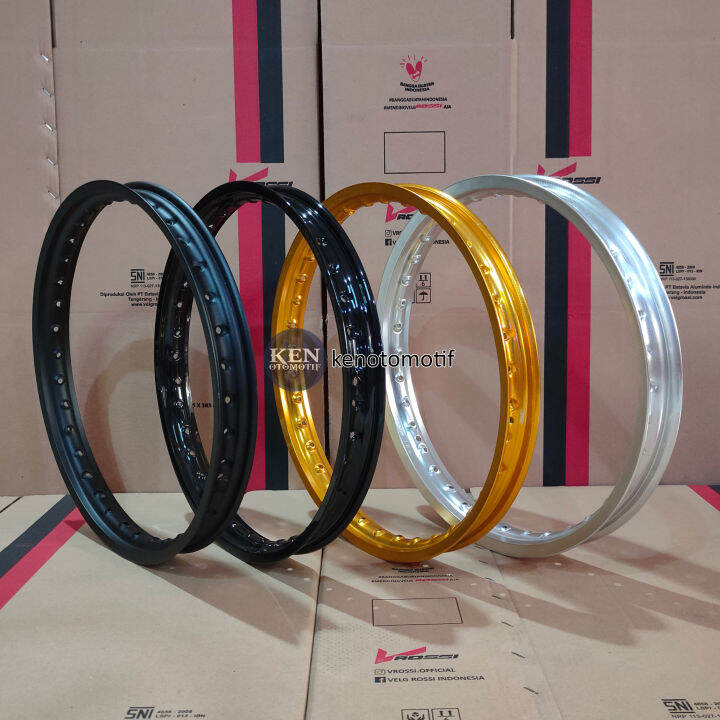 Velg Jari Jari Vrossi Wm Ring Black Doff Black Glossy Gold Dan Silver