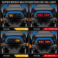 ไฟท้ายไฟเบรคไฟท้ายรถจักรยานยนต์พร้อมไฟเลี้ยวสำหรับ Honda MSX/ GROM125 CB650F CBR650F CTX700N YG125
