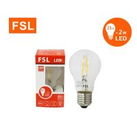 FSL หลอดไฟ ไส้เอดิสัน LED ขั้ว E27 A55 2W / 4W สไตล์วินเทจ คลาสสิก สำหรับใช้ที่บ้าน ตกแต่งผับ บาร์ ร้านอาหาร สีวอร์ม หลอดไฟ