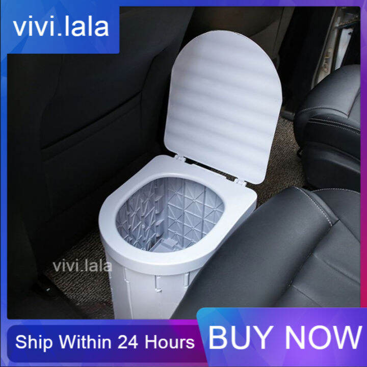 Outdoor foldable toilet Portable toilet Car foldable bucket Foldable