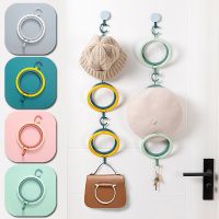 【YF】 Behind The Door Hat Rack Household Creative Dormitory Hanging Arrangement Storage Hook Scarf Bag