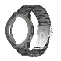 For Xiaomi Watch S1 active Strap Case Protector Clear Resin Bracelet for Xiaomi mi watch color 2 Watchband Edge Protective Cover LED Strip Lighting