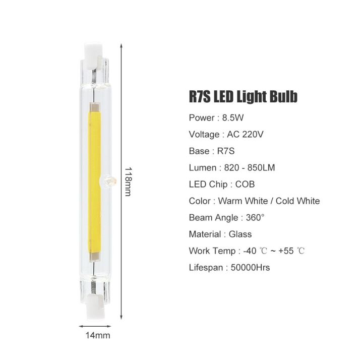 worth-buy-78มม-118มม-r7s-ซังนำหลอด-light-หลอดไฟ-ac-220v-lampu-penerangan-rumah-โคมไฟติดผนังไฟส่องเฉพาะจุดฮาโลเจน-warm-3000k-สีขาว6000k