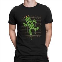 เสื้อยืดกราฟฟิตี Cactuar สำหรับผู้ชายไฟนอลแฟนตาซี XIV เสื้อยืดแฟชั่นคอกลมแขนลำลองขาสั้นพิมพ์ลายเสื้อคอกลมใหม่ฤดูร้อนขายส่งเสื้อยืดตลก