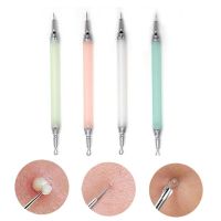 【cw】 Detachable Facial Blackhead Acne Remover Needle Makeup Comedone Blemish Cleansing Needles