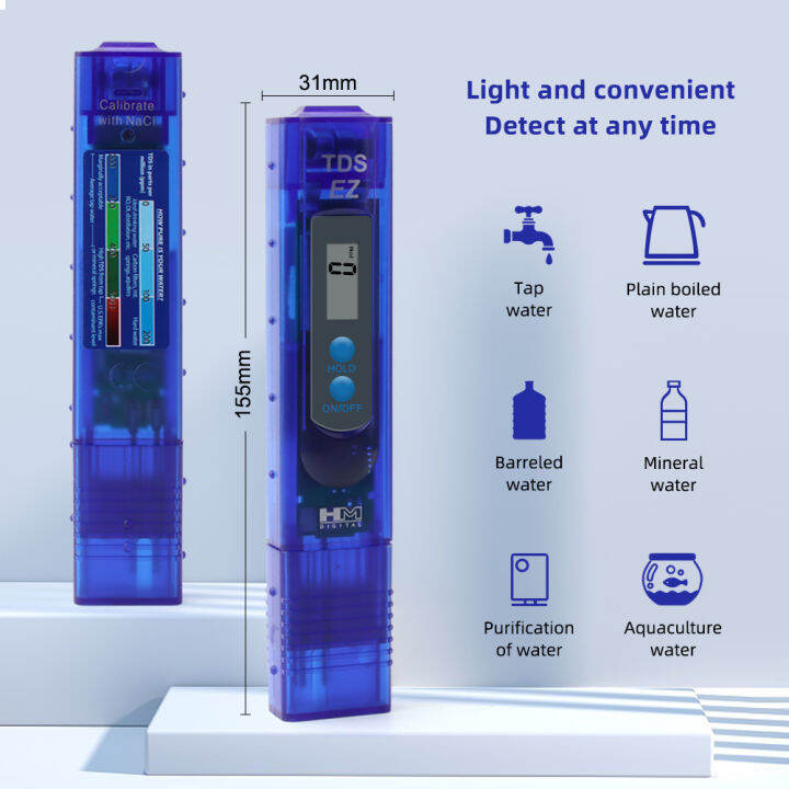 เครื่องวัดความบริสุทธิ์ของคุณภาพน้ำดิจิทัลมิเตอร์-tds-rcygao-มิเตอร์-tds-ppm-สำหรับตู้ปลาน้ำดื่มไฮโดรโปนิกส์