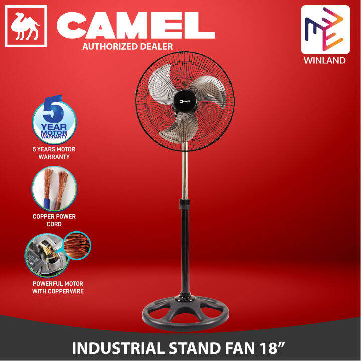 CAMEL by Winland SIF18 18 inches 65W Industrial Stand Fan Electric Fan