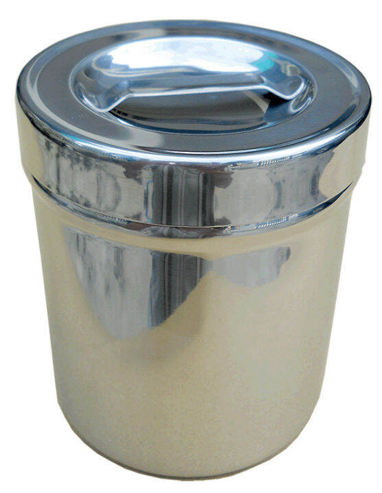 Stainless steel dressing jar with cover0394 Lazada