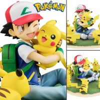 Figure ฟิกเกอร์ จากการ์ตูนเรื่อง G.E.M. Series Pokemon Pocket monsters โปเกมอน พ็อกเก็ตมอนสเตอร์ Satoshi Ash Ketchum &amp; Pikachu Many พิกะจู &amp; ซาโตชิ แอช เคตชัม Ver Anime Hobby โมเดล ตุ๊กตา อนิเมะ การ์ตูน มังงะ ของขวัญ Doll manga Model New Collection Gift