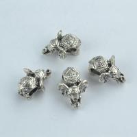 8 pcs alloy beads Elephant charm tibetan silver diy beads for European bracelet jewelry making 1835