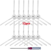 แปรงปัดด้านข้าง12ชิ้นสำหรับ Xiaomi Mijia G1 Mjstg1กวาดหุ่นยนต์ถูพื้นชิ้นส่วนเครื่องดูดฝุ่น
