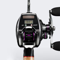 【In stock】 1 Set Spinning Reel 8/1 Speed Ratio Automatic Wiring Backlight Electronic Fishing Reel Counter for Night Fishing