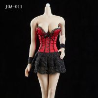 1/6สีแดง Bustier กระโปรงชุดลูกไม้ชุดเสื้อผ้าพอดี12Quot; หน้าอกกลางใหญ่ตุ๊กตาขยับแขนขาได้ตุ๊กตาร่างกาย